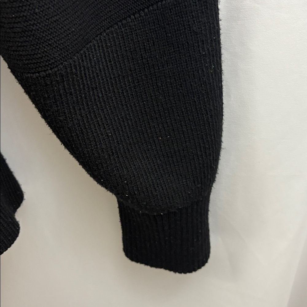 Athleta Hanover Hybrid Jacket Size XL /T Puffer Coat Black Merino Wool Blend - Picture 6 of 12